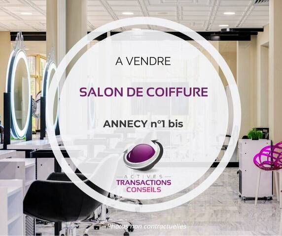 Vente Local beaute - esthetique - coiffure 35 m² Annecy (74000)