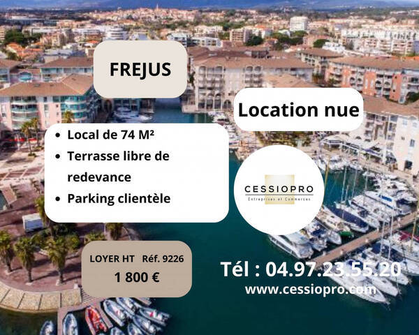 Rent Professional premises commercial premises 74 m² Fréjus (83600)