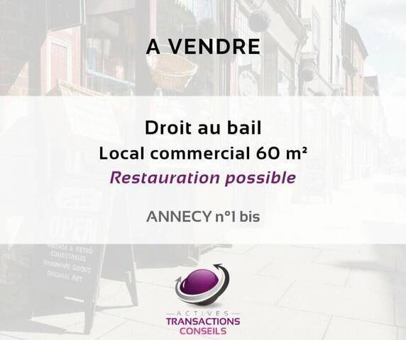 Louer Local 60 m² Annecy (74000)