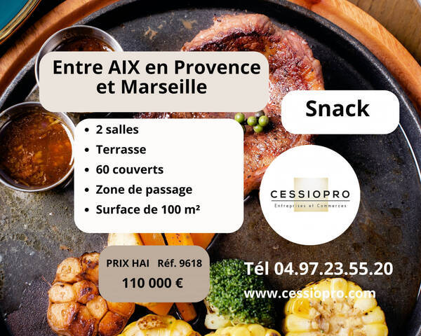 Sale Business restauration rapide - restaurant 100 m² Gardanne (13120)