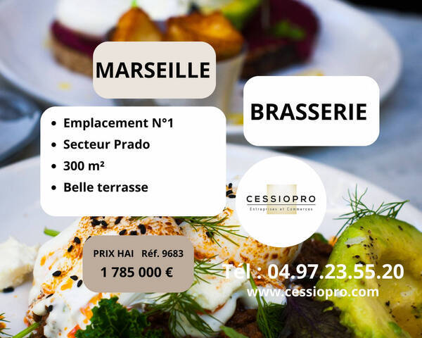 Sale Business brasserie 300 m² Marseille 8e Arrondissement (13008)