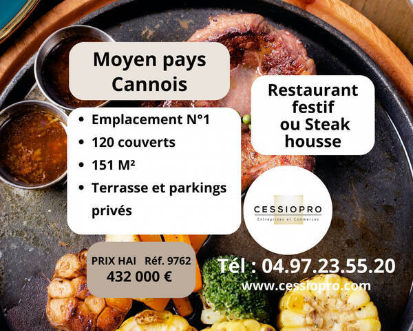 Sale Business restaurant 151 m² Mougins (06250)