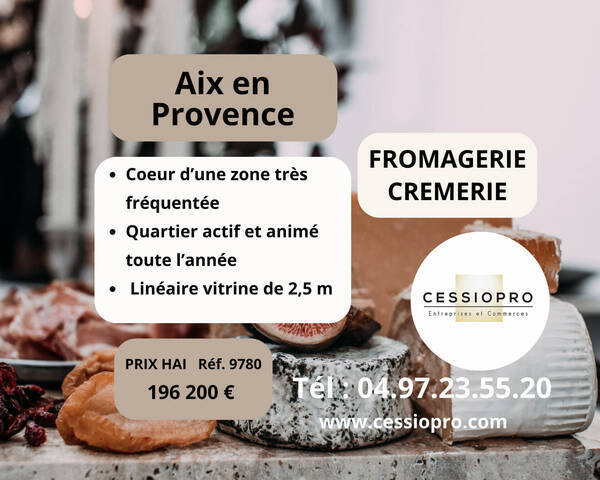 Sale Business magasin d'alimentation 32 m² Aix-en-Provence (13090)