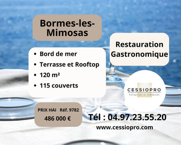 Sale Business restaurant 120 m² Bormes-les-Mimosas (83230)