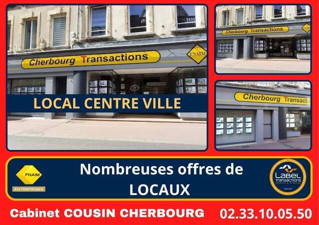Louer Local locaux commerciaux - boutique Cherbourg-en-Cotentin (50100)