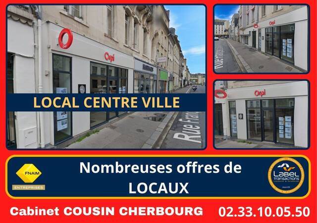 Louer Local locaux commerciaux - boutique Cherbourg-en-Cotentin (50100)