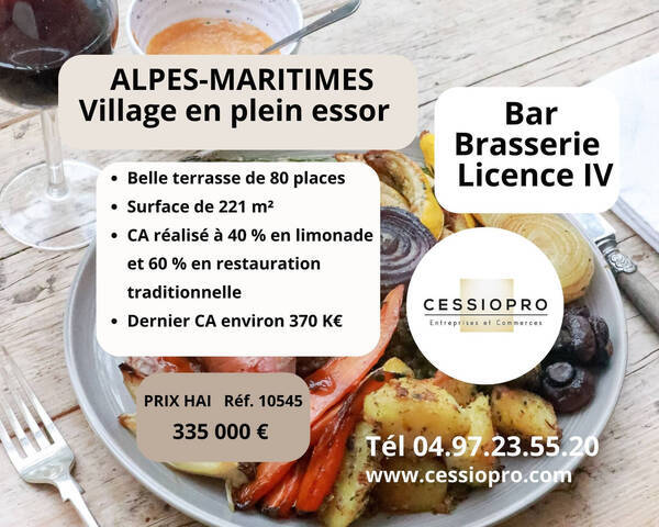 Sale Business brasserie - bar 221 m² Mougins (06250)
