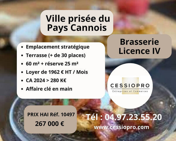 Sale Business brasserie - licence iv 85 m² Pégomas (06580)
