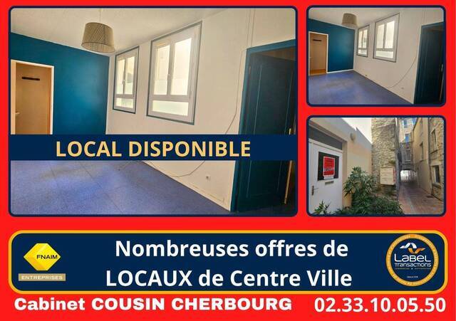 Louer Local locaux commerciaux - boutique Cherbourg-en-Cotentin (50100)