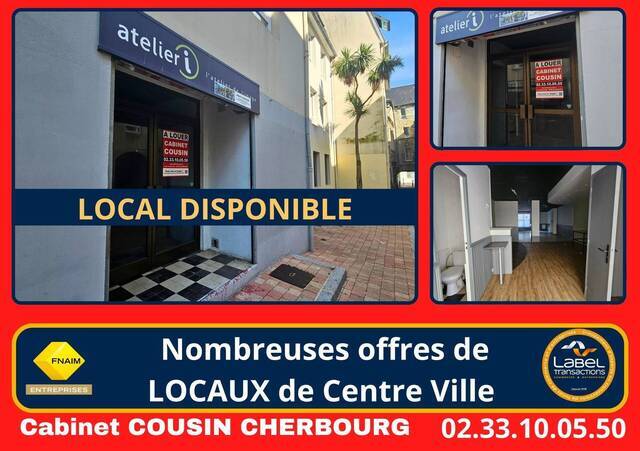 Louer Local locaux commerciaux - boutique Cherbourg-en-Cotentin (50100)