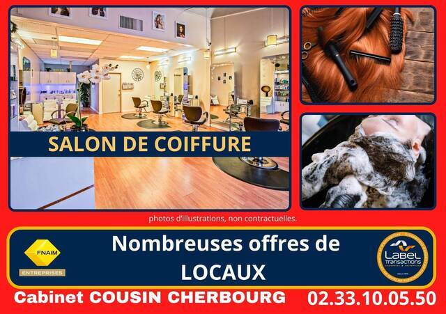 Vente Fonds de commerce beauté - esthétique - coiffure Carentan (50500)