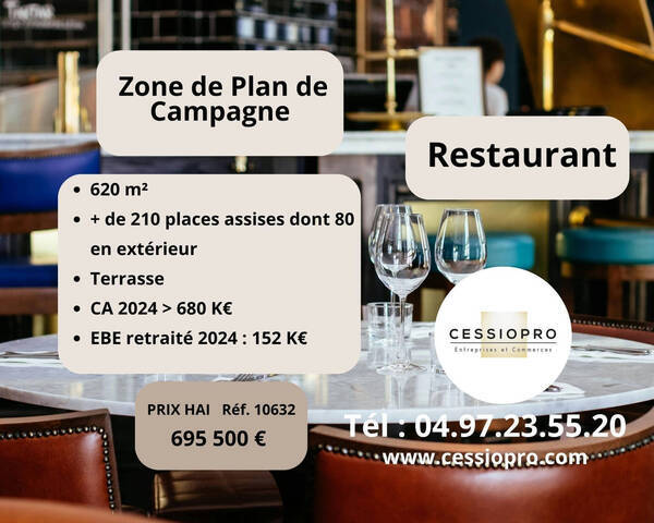 Sale Business restaurant 620 m² Cabriès (13480)
