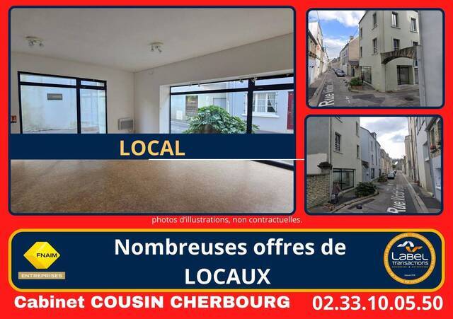 Louer Local locaux commerciaux - boutique Cherbourg-en-Cotentin (50100)