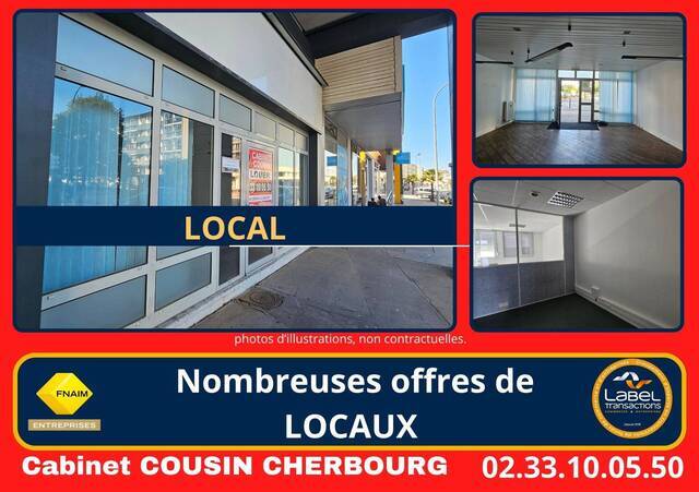 Louer Local locaux commerciaux - boutique Cherbourg-en-Cotentin (50100)
