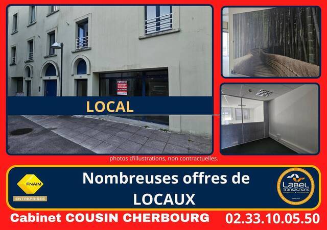 Louer Local locaux commerciaux - boutique Cherbourg-en-Cotentin (50100)