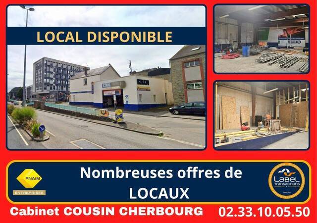 Rent Professional premises locaux d'activités - entrepôts Cherbourg-en-Cotentin (50100)