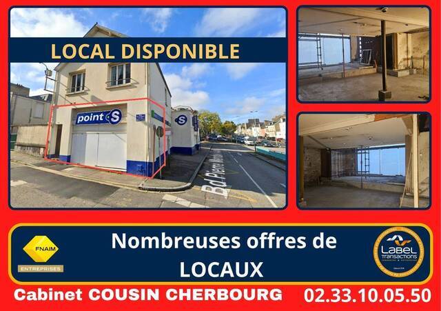 Louer Local locaux commerciaux - boutique Cherbourg-en-Cotentin (50100)