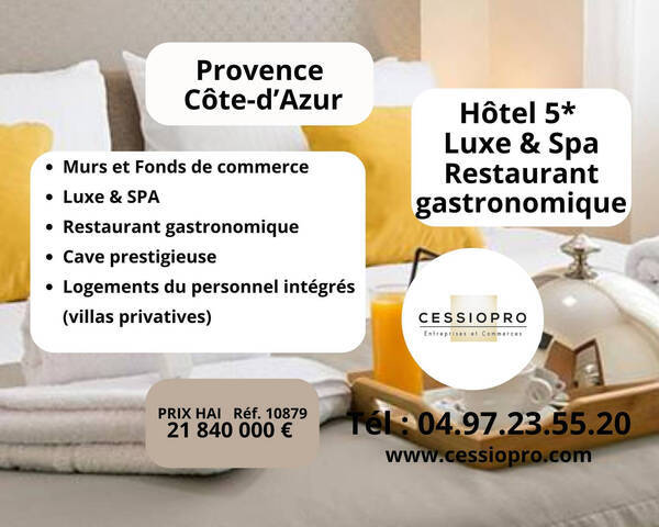 Sale Business hôtel - restaurant 3157 m² Les Baux-de-Provence (13520)