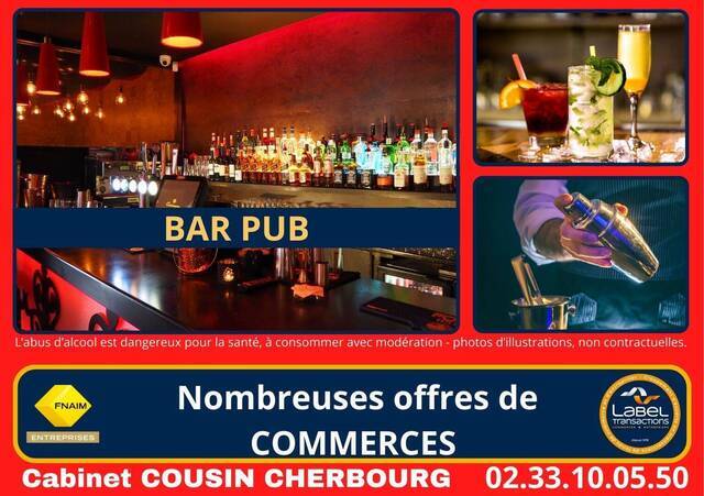 Vente Fonds de commerce bar - brasserie - tabac Cherbourg-en-Cotentin (50100)