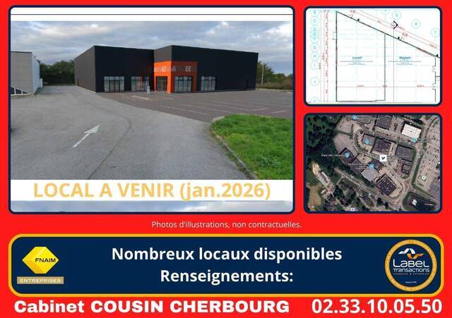 Louer Local locaux commerciaux - boutique La Glacerie (50470)