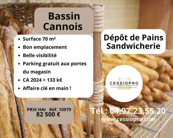 Sale Business sandwicherie 70 m² La Roquette-sur-Siagne (06550)
