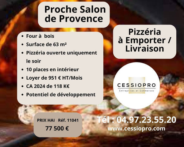 Sale Business pizzeria - vente à emporter 63 m² Salon-de-Provence (13300)
