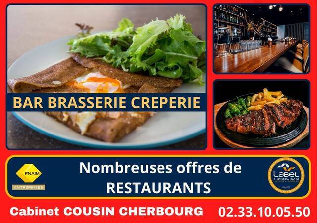 Vente Fonds de commerce bar - brasserie - tabac Coutances (50200)