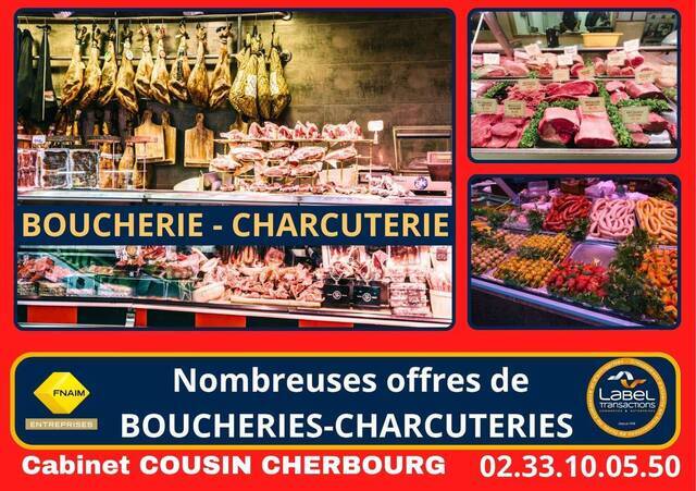 Vente Fonds de commerce boucherie - charcuterie Cherbourg-en-Cotentin (50100)
