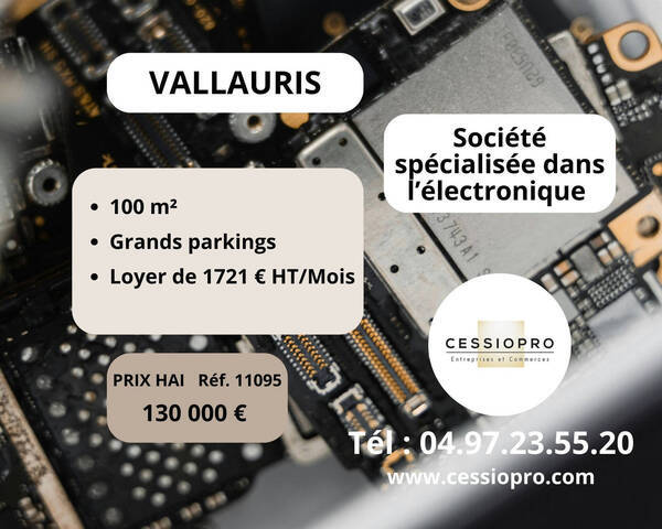Vente Fonds de commerce 100 m² Vallauris (06220)