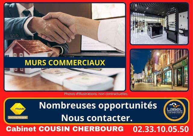 Vente Fonds de commerce locaux commerciaux - boutique Bricquebec (50260)