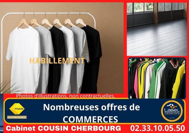 Vente Fonds de commerce habillement - textile Agon-Coutainville (50230)