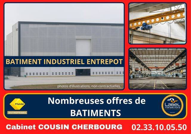 Louer Local locaux d'activités - entrepôts Cherbourg-en-Cotentin (50100)