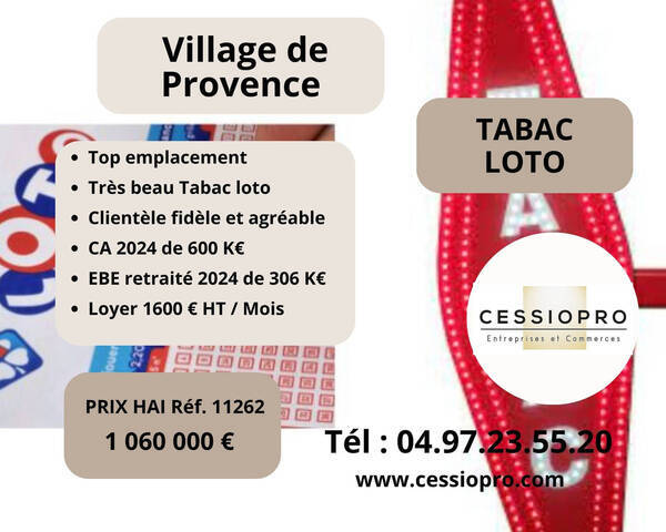 Vente Fonds de commerce tabac - loto 50 m² Aix-en-Provence (13090)
