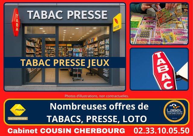 Vente Fonds de commerce bar - brasserie - tabac Coutances (50200)