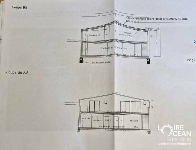 Vente Local atelier et entrepot 548 m² Pornic (44210)