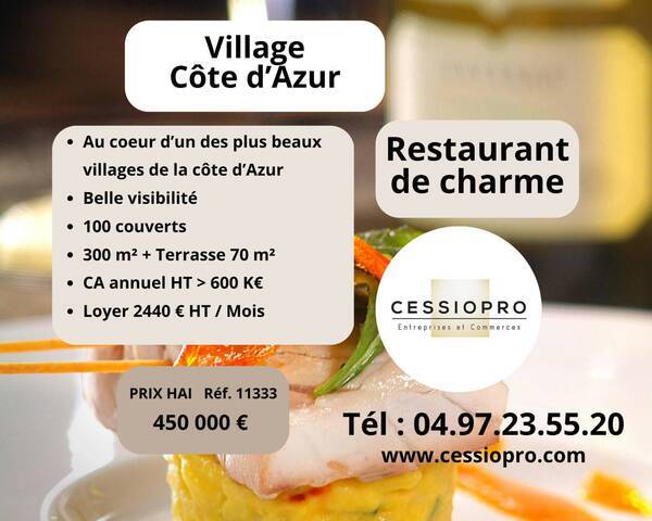 Sale Business restaurant 300 m² Montauroux (83440)
