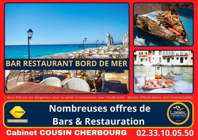 Vente Fonds de commerce bar - brasserie - tabac Valognes (50700)