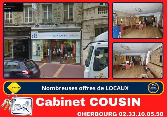 Louer Local locaux commerciaux - boutique Cherbourg-en-Cotentin (50100)