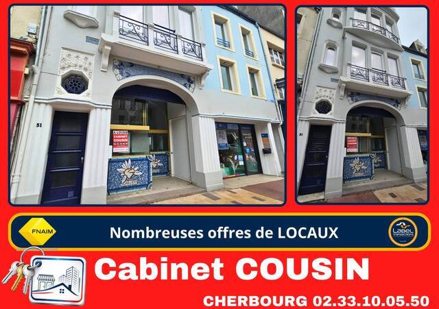 Louer Local locaux commerciaux - boutique Cherbourg-en-Cotentin (50100)