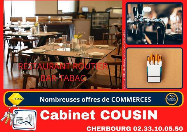 Sale Business bar - brasserie - tabac La Glacerie (50470)