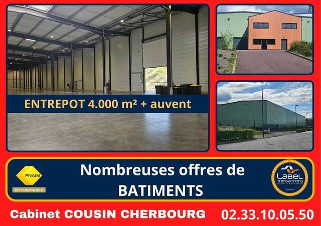 Louer Local locaux d'activités - entrepôts Cherbourg-en-Cotentin (50100)