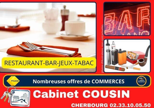 Vente Fonds de commerce bar - brasserie - tabac Cherbourg-en-Cotentin (50100)