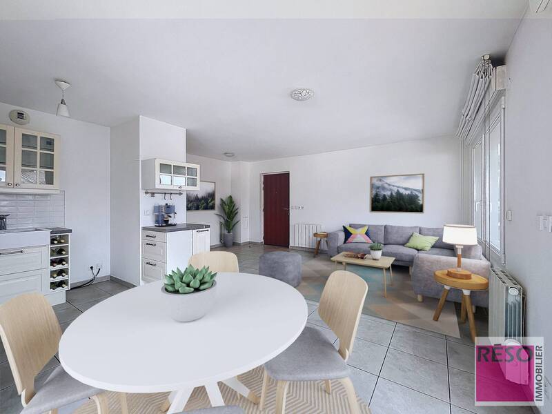 Vente appartement 3 pièces 62.48 m² à Vétraz-Monthoux 74100