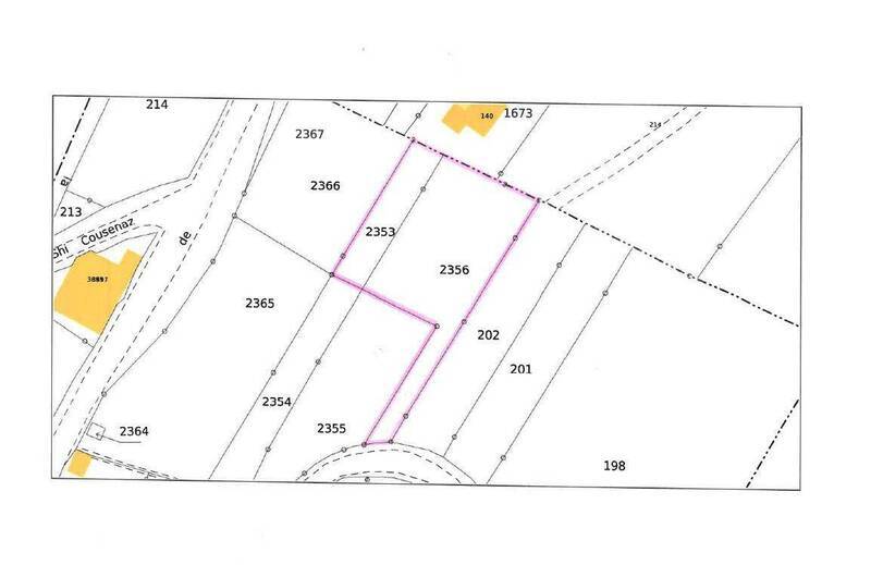 Buy land 1354 m² in Habère-Poche 74420