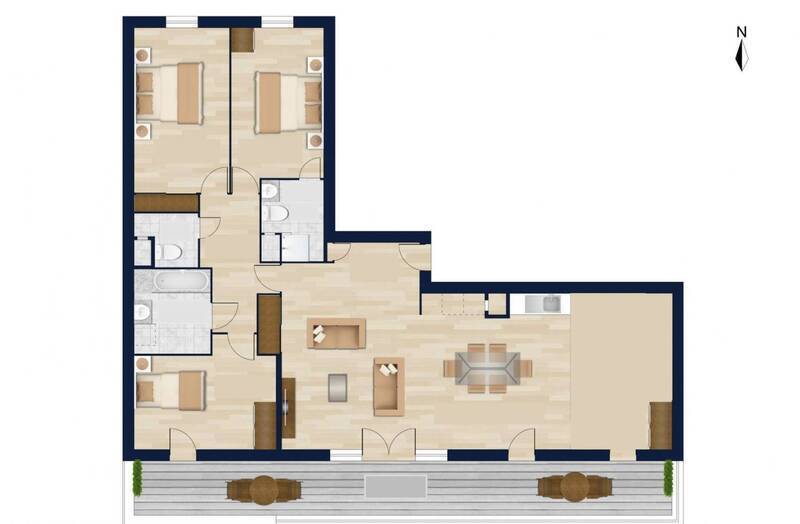 Buy apartment 4 rooms 105.15 m² in Annemasse 74100