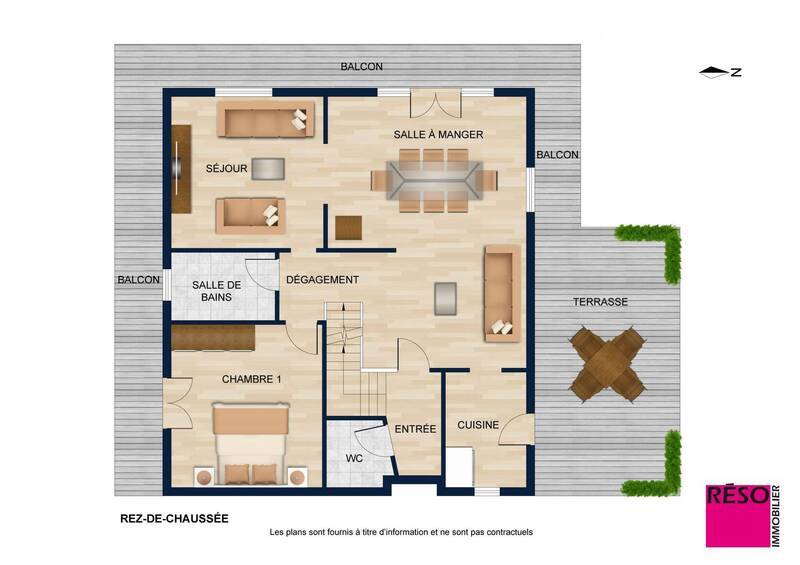 Buy house 5 rooms 82.56 m² in Lucinges 74380