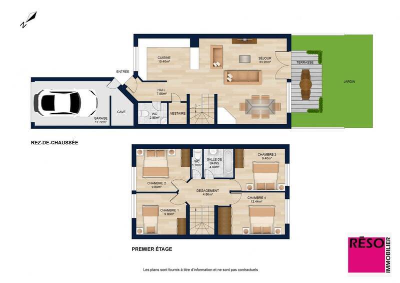Buy house 5 rooms 110 m² in Thonon-les-Bains 74200