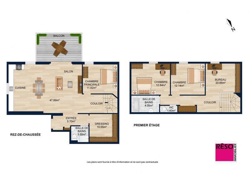 Buy apartment 6 rooms 121 m² in Amancy 74800