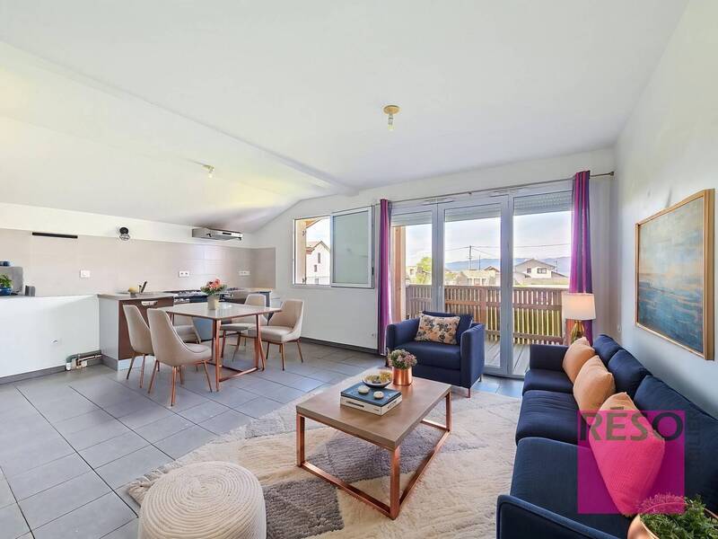 Buy apartment 3 rooms 60 m² in Marcellaz 74250