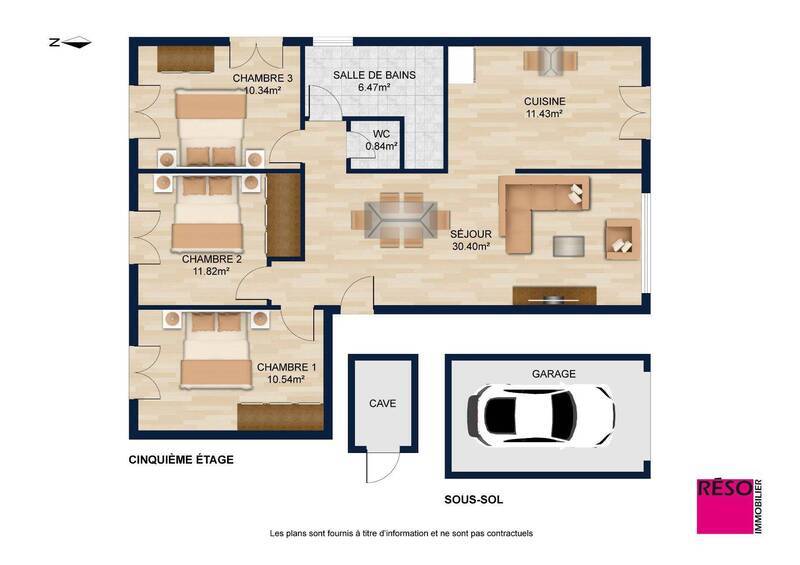 Rent apartment 4 rooms 81.84 m² in Collonges-sous-Salève 74160 - 1 986 €